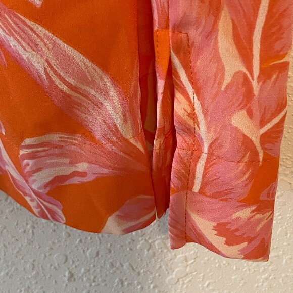 DR2 FLORAL SHORT SLEEVE BLOUSE - Picture 5 of 6